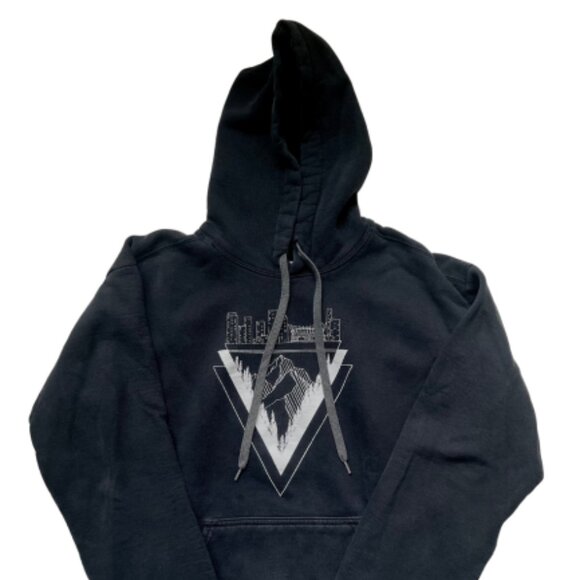 Gildan Black Premium Cotton Hoodie (M) - Picture 1 of 3